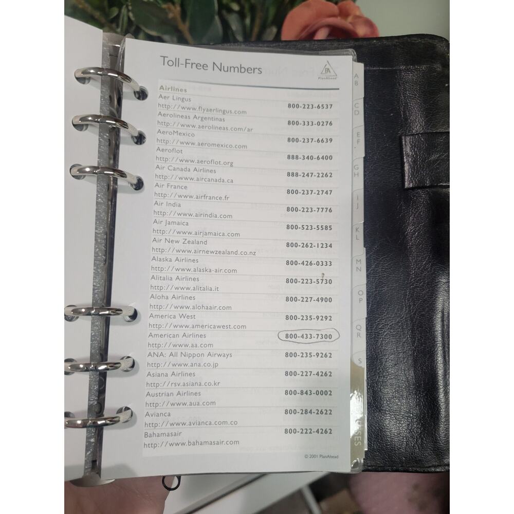 B6 SNAP AGENDA Planner NOTES CALCULATOR, PHONE #S important agency contacts ++ - Picture 11 of 16